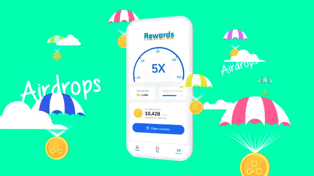 Oobit airdrops rewards scene