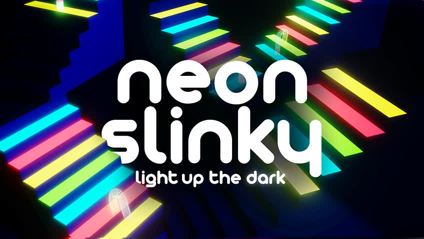 Neon Slinky scene