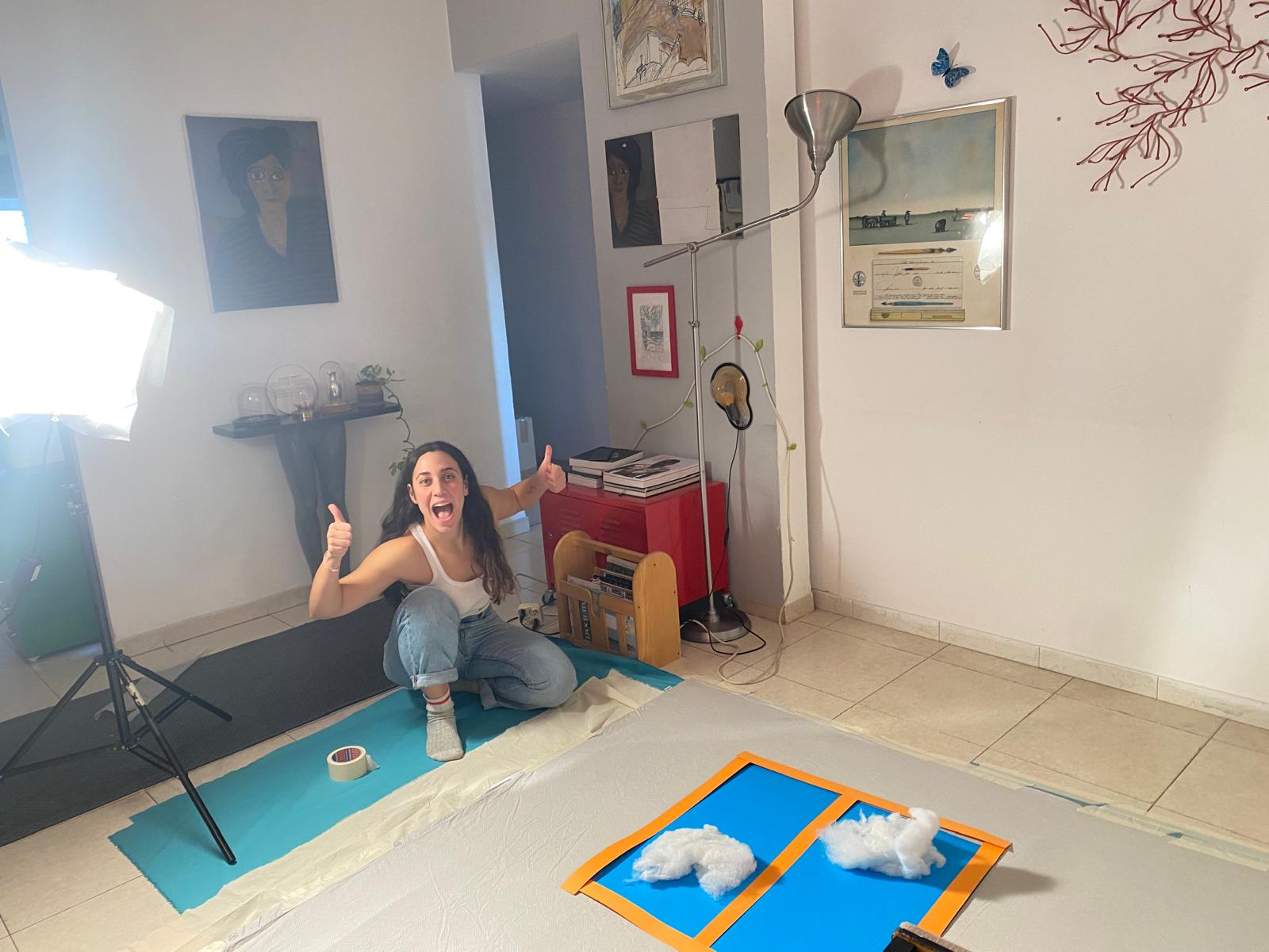Behind the scenes of the handmade Temu set